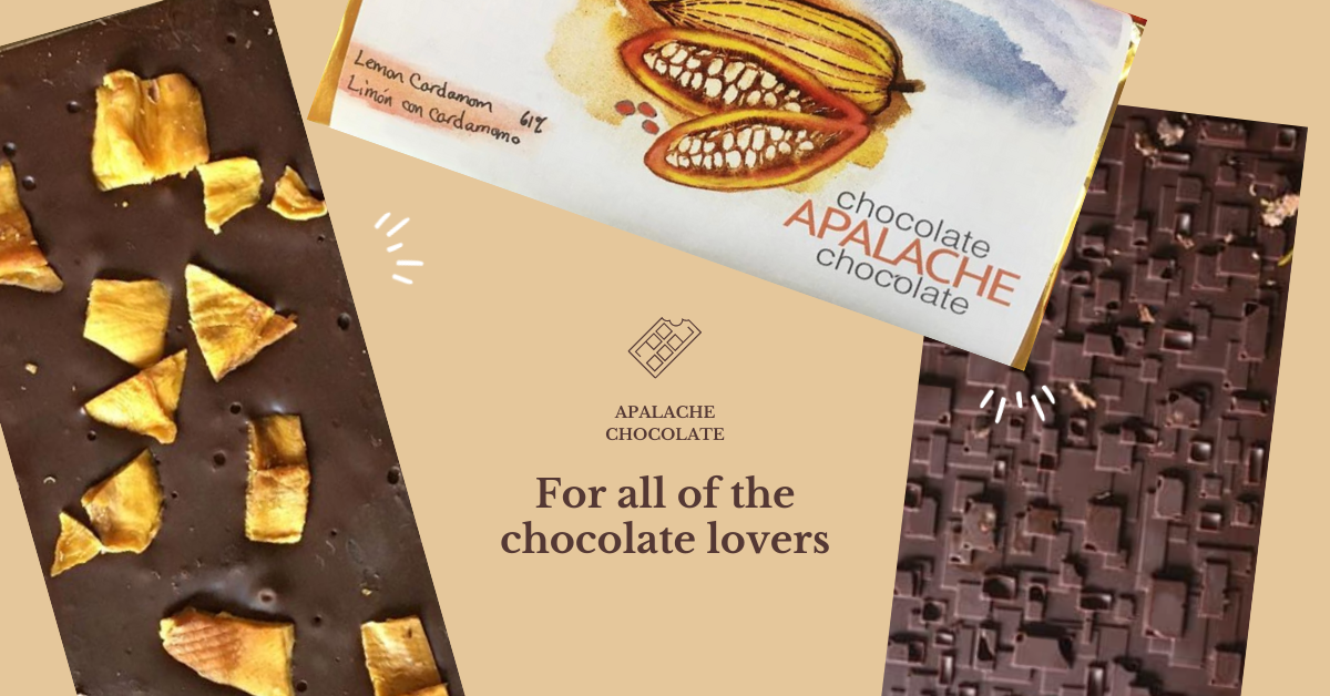 An instagram advertisment for an Apalache Chocolate product.